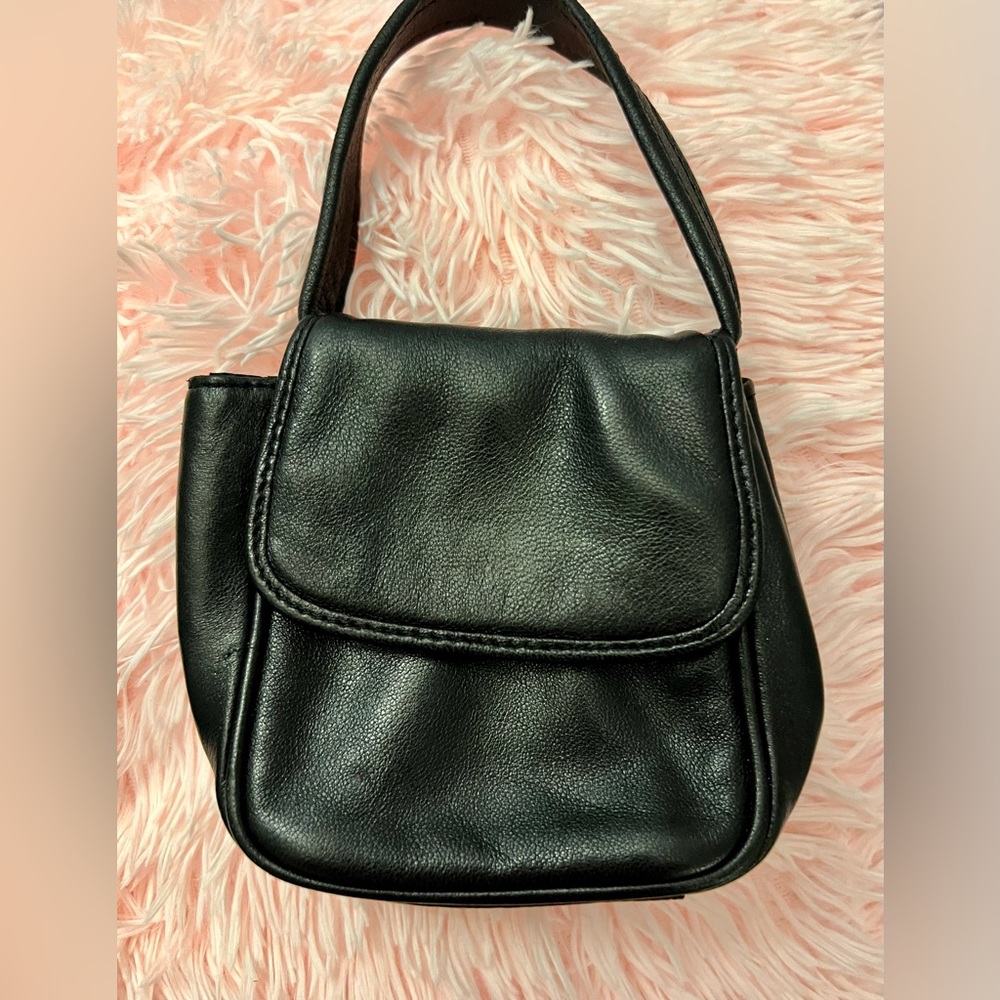 Lil Black Leather Purse